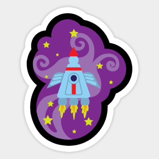 Spaceship Sticker